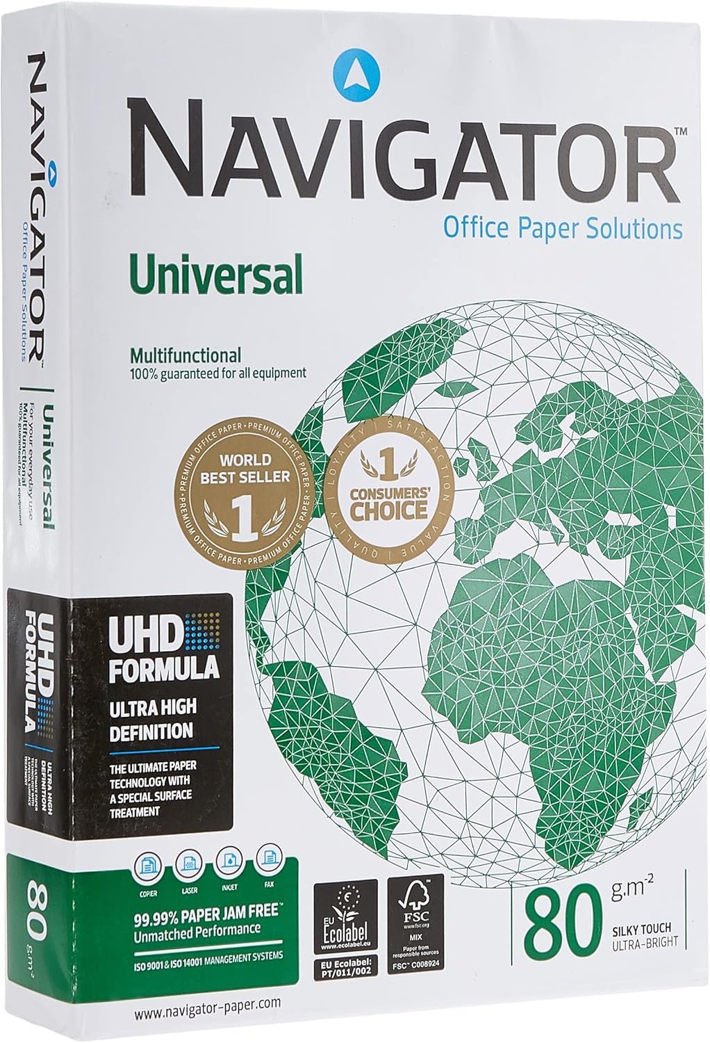PAPEL NAVEGATOR A4, 80 GRAMA