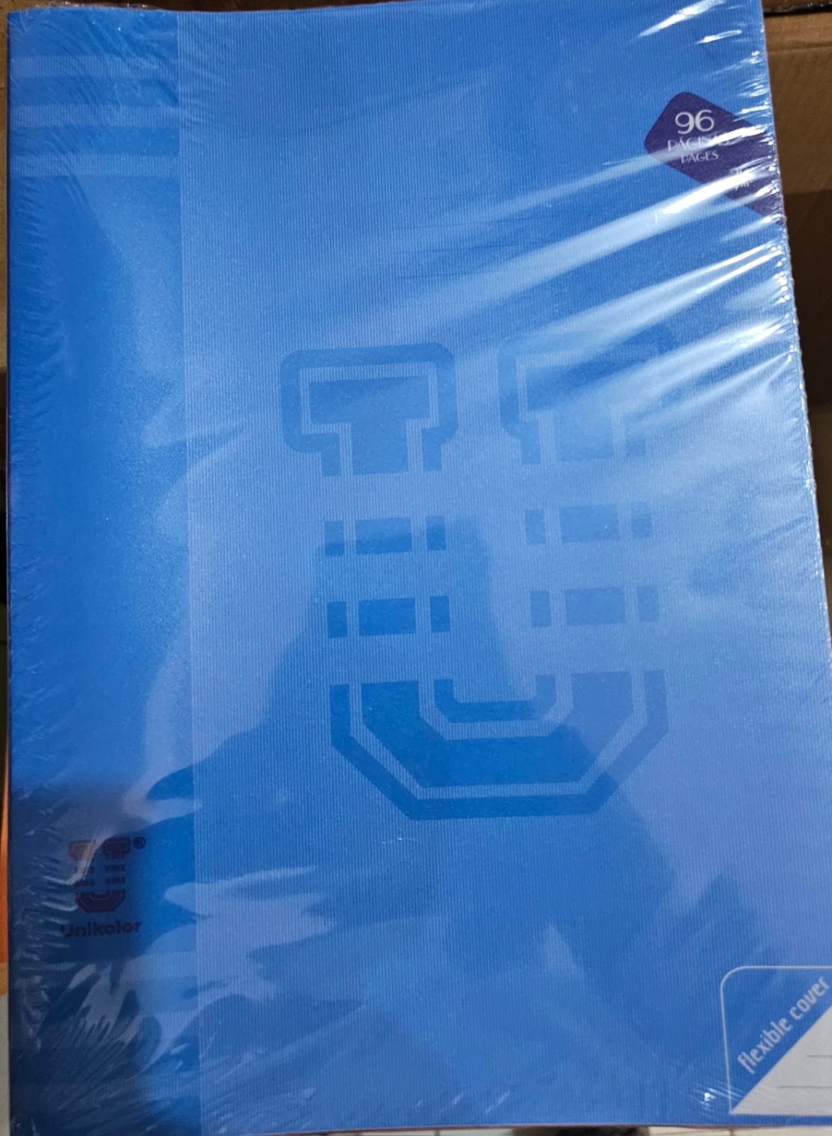 CADERNO UNIKOLOR A4  PAUTADODRO , 48 FOLHAS