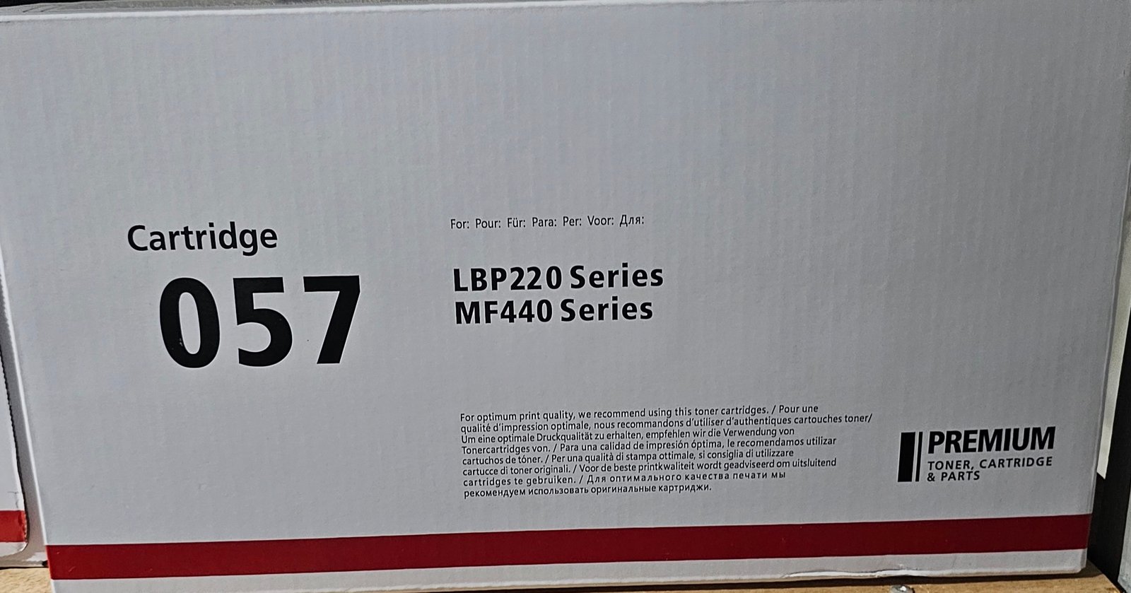 TONER CANON 057 PRETO