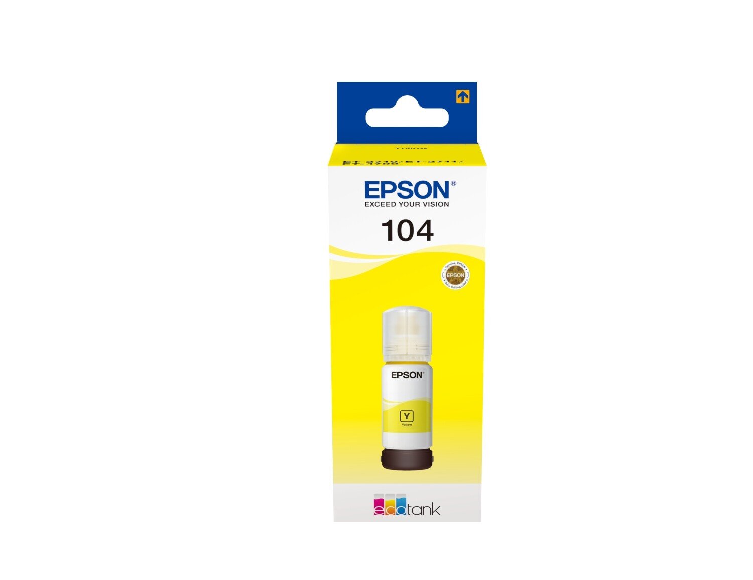 TINTERO ECO TANK 104, EPSON AMARELO