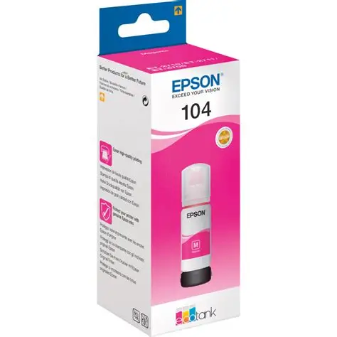 TINTERO ECO TANK 104, EPSON MAGENTA