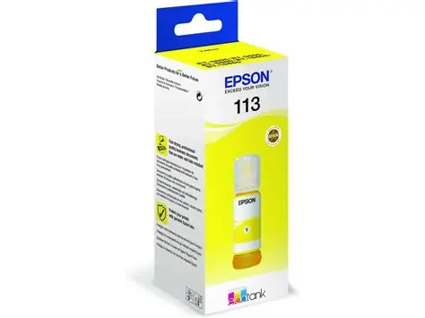 TINTEIRO ECO TANK 113, EPSON AMARELLO