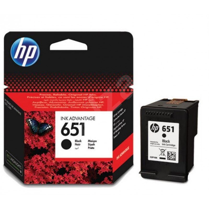 TINTEIRO 651, HP A PRETO
