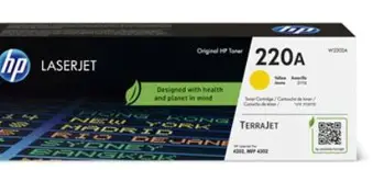 TONER LASER HP AMARELO: 220A