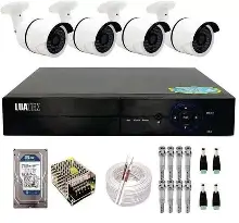 CAMERA EM CONJUNTO-4 AHD FULL KIT