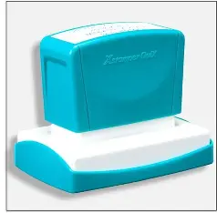 CARIMBO XSTAMPER QUIX ITEM: Q16 36x61mm AZUL